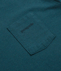 Patagonia Boardshort Logo Pocket Responsibili-Tee T-Shirt in Wetland Blue thumbnail