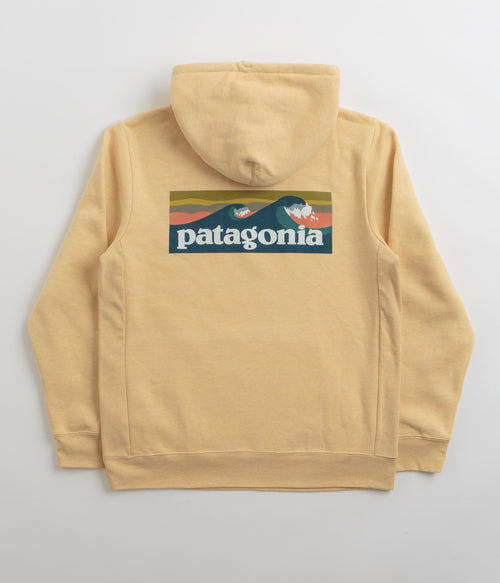 Patagonia Boardshort Logo Uprisal Hoodie - Beeswax Tan