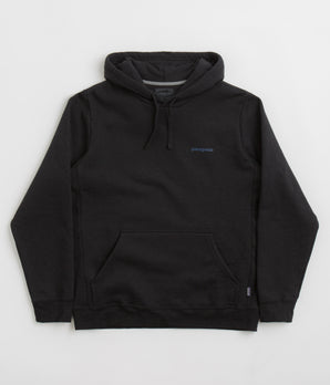 Patagonia Boardshort Logo Uprisal Hoodie - Ink Black