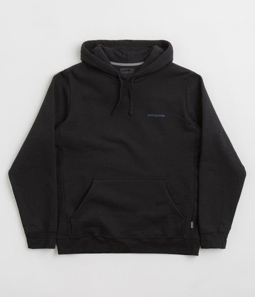 Patagonia Boardshort Logo Uprisal Hoodie - Ink Black