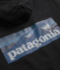 Patagonia Boardshort Logo Uprisal Hoodie - Ink Black