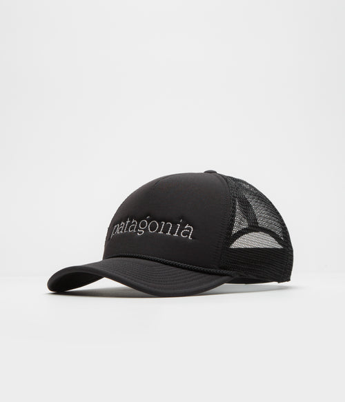 Patagonia Broadcaster Cap - Strata Text: Black