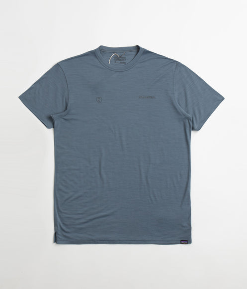 Patagonia Cap Cool Merino Graphic T-Shirt - Forge Mark Icons: Plume Grey