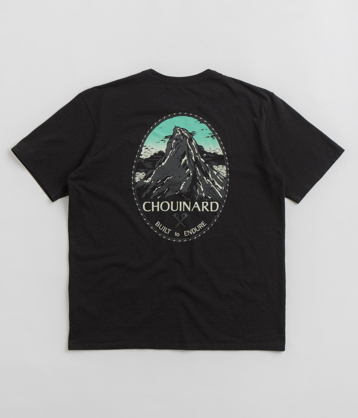 Patagonia Chouinard Crest Pocket Responsibili Tee T Shirt Ink Black Always in Colour