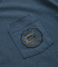 Patagonia Commontrail Pocket Responsibili-Tee T-Shirt - Utility Blue thumbnail