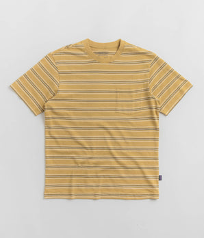 Patagonia Cotton in Conversion Pocket T-Shirt - Found Stripe: Pufferfish Gold