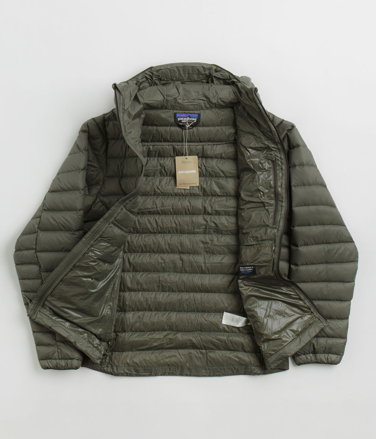 Patagonia Down Sweater Hooded Jacket NetPlus Pine Needle Green Always in Colour