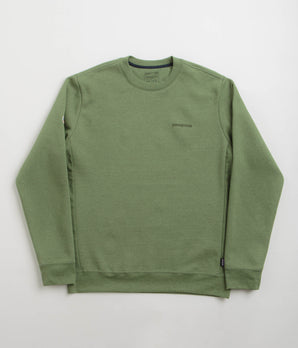 Patagonia Fitz Roy Icon Uprisal Crewneck Sweatshirt - Terrain Green