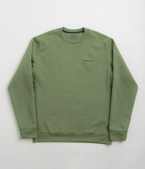 Patagonia Fitz Roy Icon Uprisal Crewneck Sweatshirt - Terrain Green