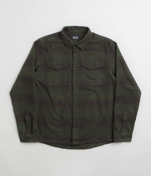 Patagonia Fjord Flannel Shirt - Cascade: Basin Green