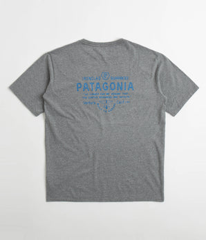 Patagonia Forge Mark Responsibili-Tee T-Shirt - Gravel Heather