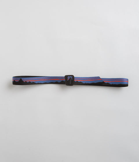 Patagonia Friction Belt - Fitz Roy Belt: Black