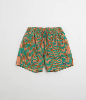 Patagonia Funhoggers Shorts - Quilty Fitz: Heartleaf Green