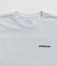 Patagonia P-6 Logo Responsibili-Tee Long Sleeve T-Shirt - White thumbnail