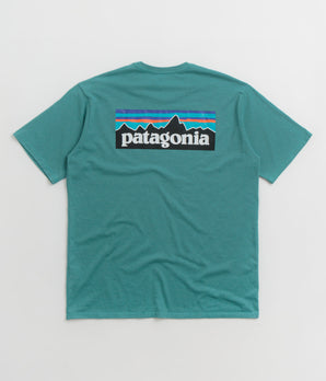 Patagonia P-6 Logo Responsibili-Tee T-Shirt - Belay Blue