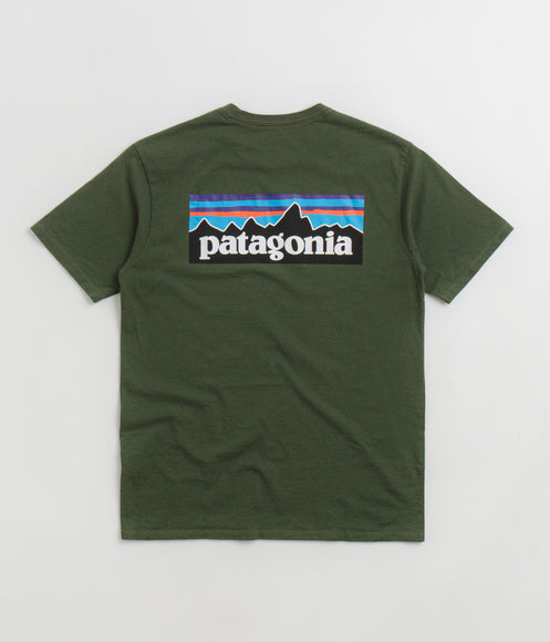 Patagonia P-6 Logo Responsibili-Tee T-Shirt - Torrey Pine Green