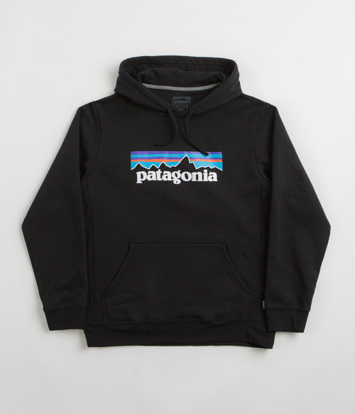 Patagonia P-6 Logo Uprisal Hoodie - Black