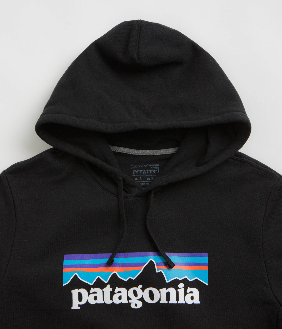 Patagonia P 6 Logo Uprisal Hoodie Black Always in Colour