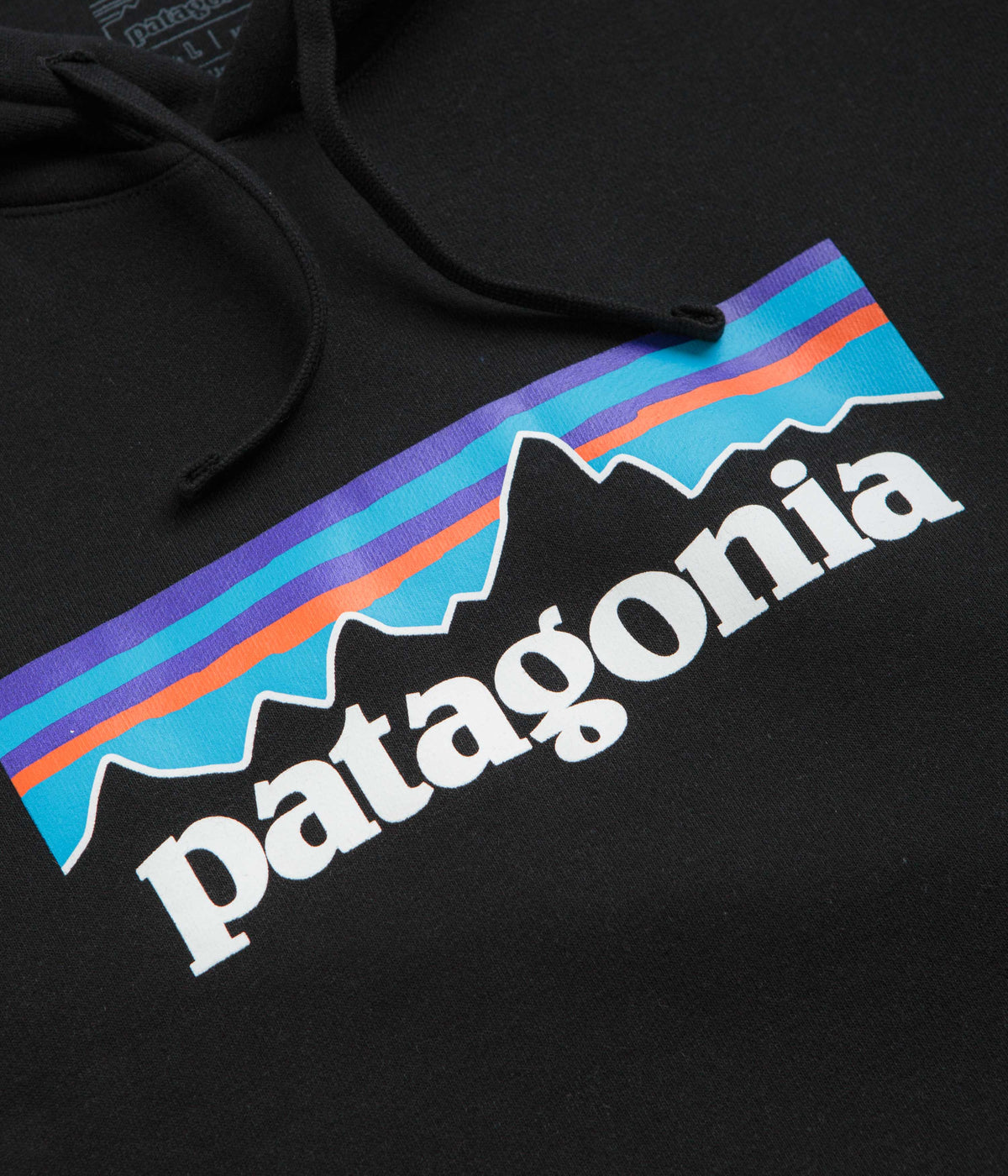 Patagonia P 6 Logo Uprisal Hoodie Black Always in Colour