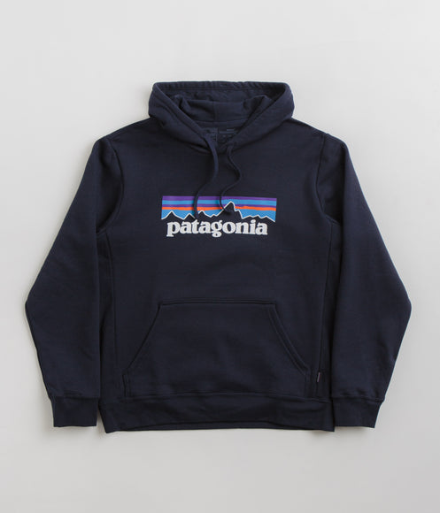 Patagonia P-6 Logo Uprisal Hoodie - New Navy