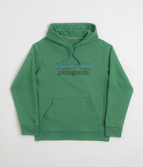 Patagonia P-6 Logo Uprisal Hoodie - P-6 Outline: Heartleaf Green