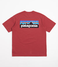 Patagonia P-6 Logo Responsibili-Tee T-Shirt - Sumac Red thumbnail