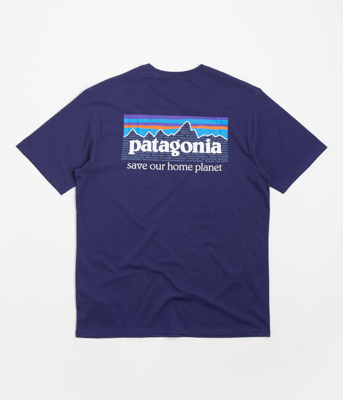 Patagonia P-6 Mission Organic T-Shirt - Sound Blue