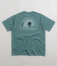 Patagonia Rubber Tree Mark Responsibili-Tee T-Shirt - Belay Blue thumbnail