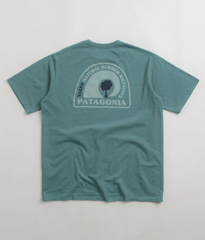 Patagonia Rubber Tree Mark Responsibili-Tee T-Shirt - Belay Blue
