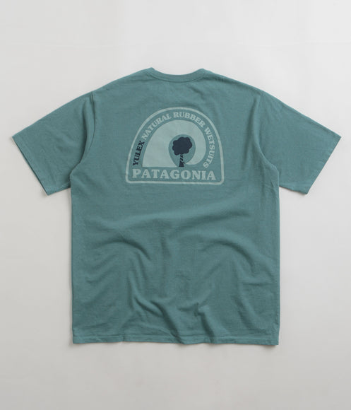 Patagonia Rubber Tree Mark Responsibili-Tee T-Shirt - Belay Blue