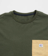 Patagonia Shop Sticker Pocket Responsibili-Tee Long Sleeve T-Shirt - Torrey Pine Green thumbnail