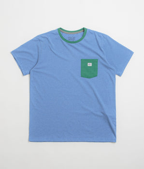 Patagonia Shop Sticker Pocket Responsibili-Tee T-Shirt - Abundant Blue