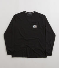 Patagonia Snowstitcher Pocket Responsibili-Tee Long Sleeve T-Shirt - Ink Black thumbnail