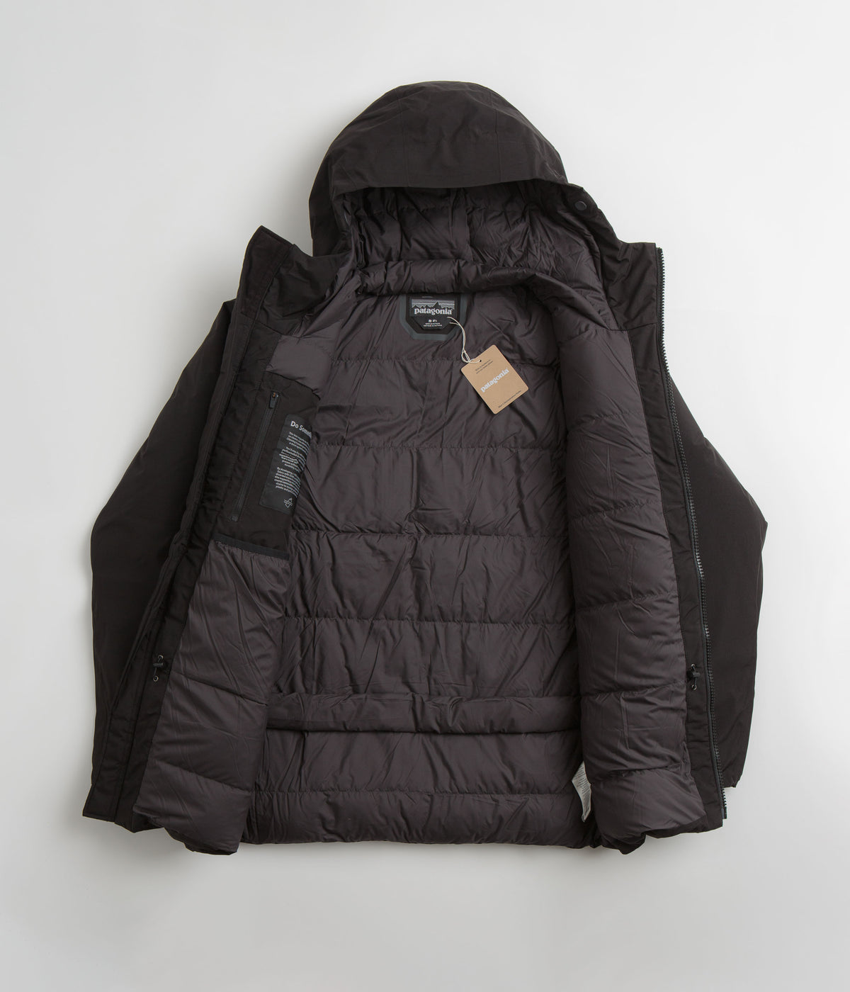 Patagonia parka black sales