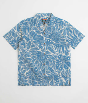 Patagonia Tidal Threads Camp Shirt - Bees and Flowers: Still Blue