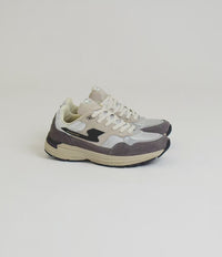 Stepney Workers Club Amiel S-Strike Suede Shoes - Silver / Smoke