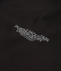 Purple Mountain Observatory Core Logo Hoodie - Black thumbnail