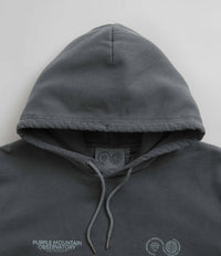 Purple Mountain Observatory Core Logo Hoodie - Garment Dye Slate thumbnail