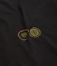 Purple Mountain Observatory Globe T-Shirt - Black thumbnail