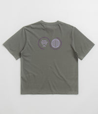 Purple Mountain Observatory Globe T-Shirt - Grey thumbnail