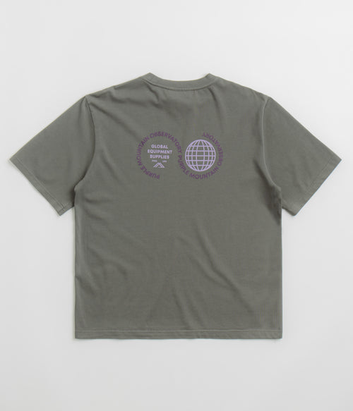 Purple Mountain Observatory Globe T-Shirt - Grey