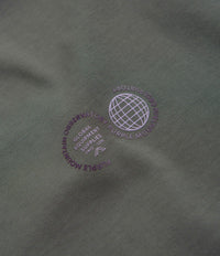 Purple Mountain Observatory Globe T-Shirt - Grey thumbnail