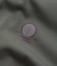 Purple Mountain Observatory Globe T-Shirt - Grey thumbnail