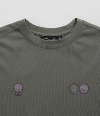 Purple Mountain Observatory Globe T-Shirt - Grey thumbnail