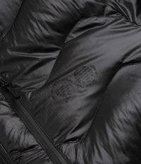 Purple Mountain Observatory Waves Light Puffer Jacket - Black thumbnail