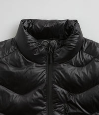 Purple Mountain Observatory Waves Light Puffer Jacket - Black thumbnail