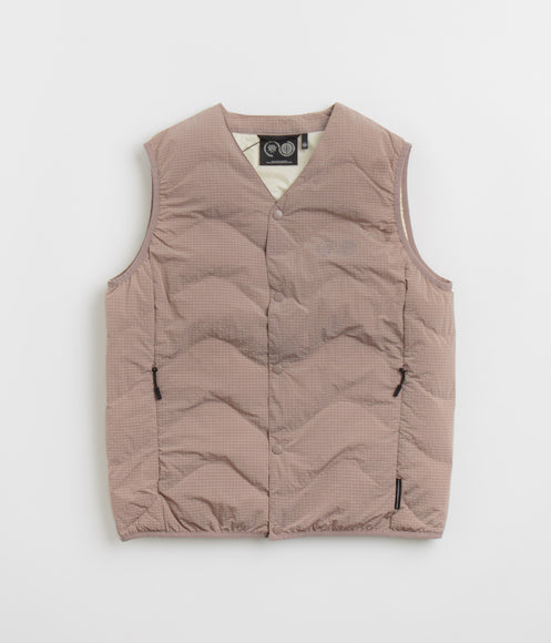 Purple Mountain Observatory Waves Ripstop Vest - Putty