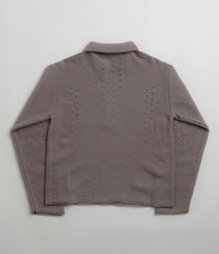 ROA Mohair Polo Shirt - Taupe thumbnail