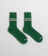 RoToTo Merino Lambswool Socks - Green thumbnail