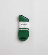 RoToTo Merino Lambswool Socks - Green thumbnail